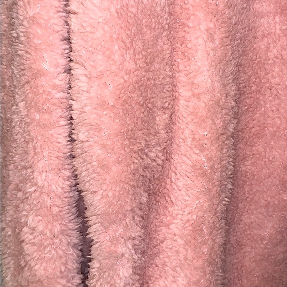 💀SOLD💀 NEW Pink fuzzy teddy bear like hoodie - Picture 2 of 2